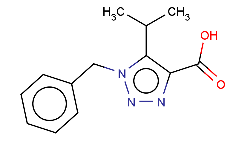 1-benzyl-5-(propan-2-yl)-1H-1,2,3-triazole-4-carboxylic acid