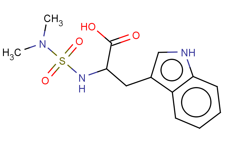 2-[(dimethylsulfamoyl)amino]-3-(1H-indol-3-yl)propanoic acid