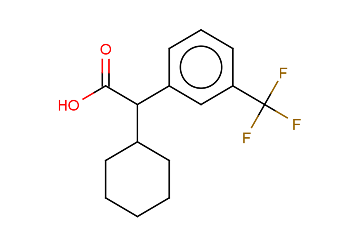 2-cyclohexyl-2-[3-(trifluoromethyl)phenyl]acetic acid