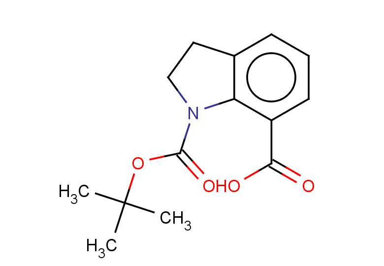 1-[(tert-butoxy)carbonyl]-2,3-dihydro-1H-indole-7-carboxylic acid