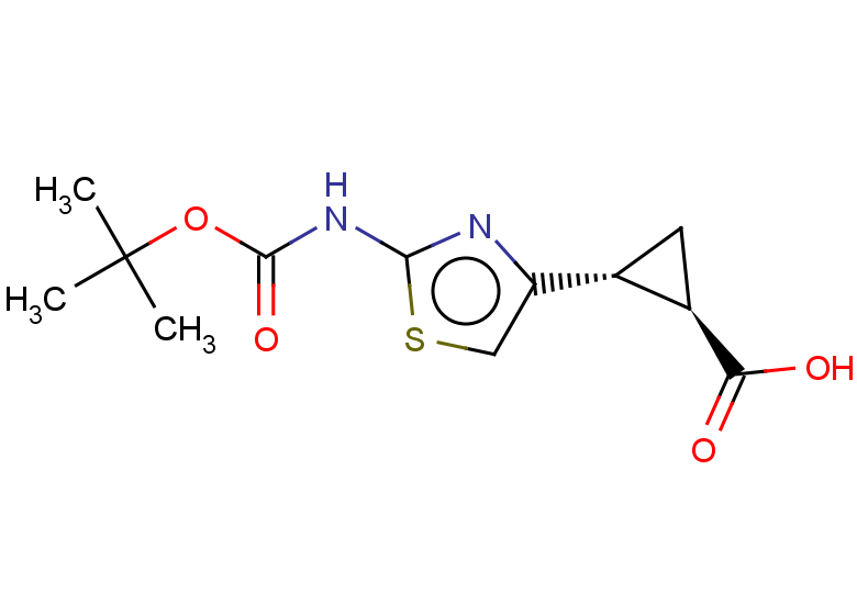 rac-(1R,2R)-2-(2-{[(tert-butoxy)carbonyl]amino}-1,3-thiazol-4-yl)cyclopropane-1-carboxylic acid, trans