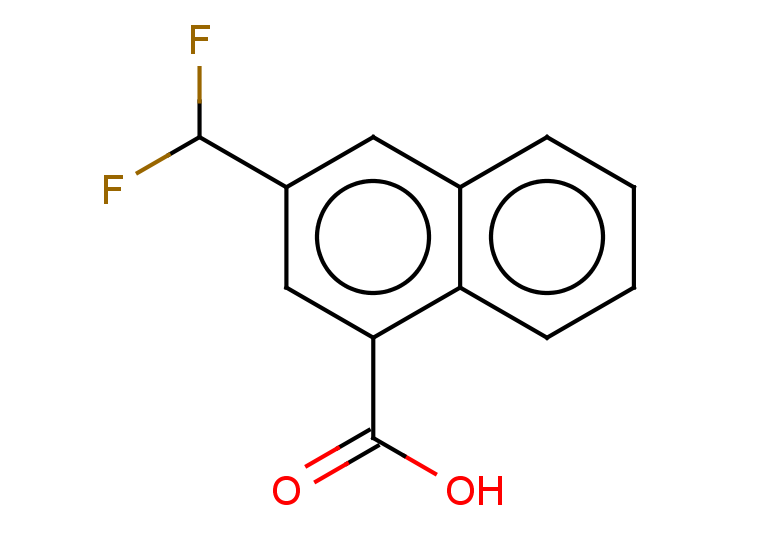3-(difluoromethyl)naphthalene-1-carboxylic acid