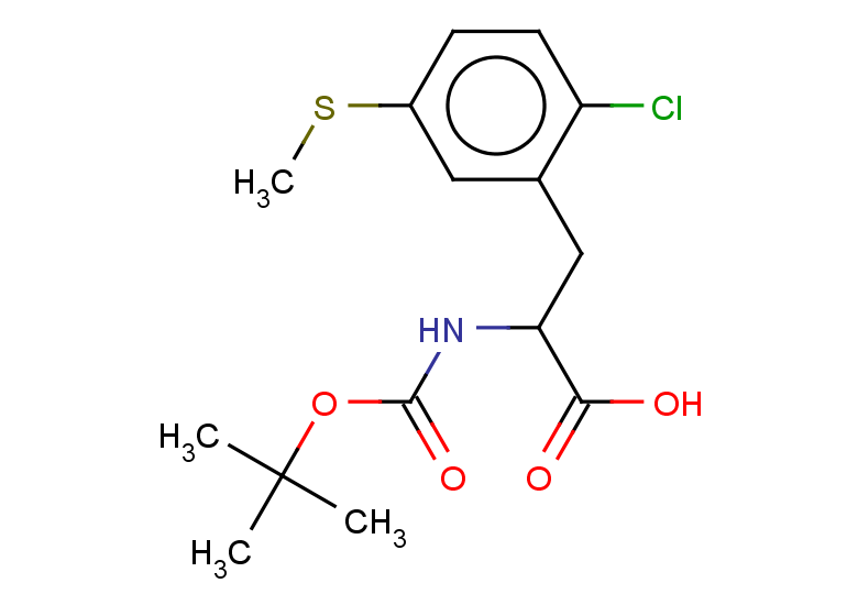 2-{[(tert-butoxy)carbonyl]amino}-3-[2-chloro-5-(methylsulfanyl)phenyl]propanoic acid