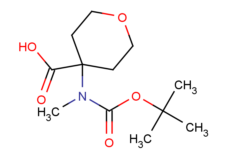 4-{[(tert-butoxy)carbonyl](methyl)amino}oxane-4-carboxylic acid