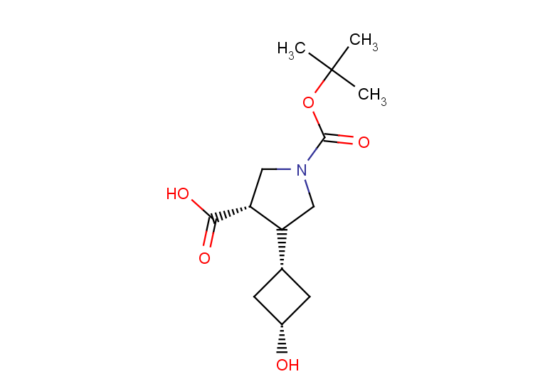 rac-(3R,4R)-1-[(tert-butoxy)carbonyl]-4-[(1r,3S)-3-hydroxycyclobutyl]pyrrolidine-3-carboxylic acid