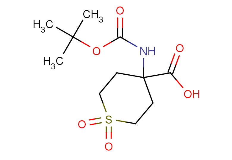 4-{[(tert-butoxy)carbonyl]amino}-1,1-dioxo-1lambda6-thiane-4-carboxylic acid