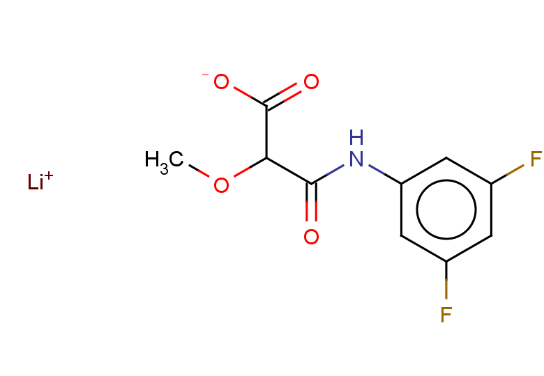 lithium 2-[(3,5-difluorophenyl)carbamoyl]-2-methoxyacetate