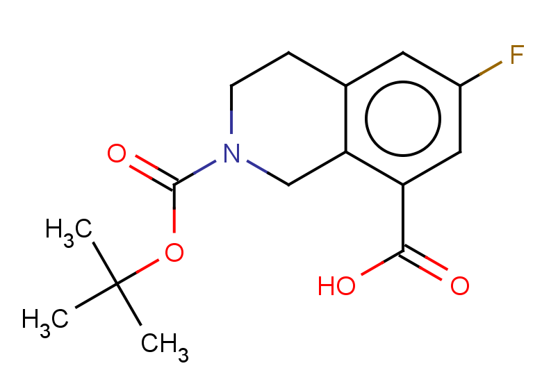 2-[(tert-butoxy)carbonyl]-6-fluoro-1,2,3,4-tetrahydroisoquinoline-8-carboxylic acid