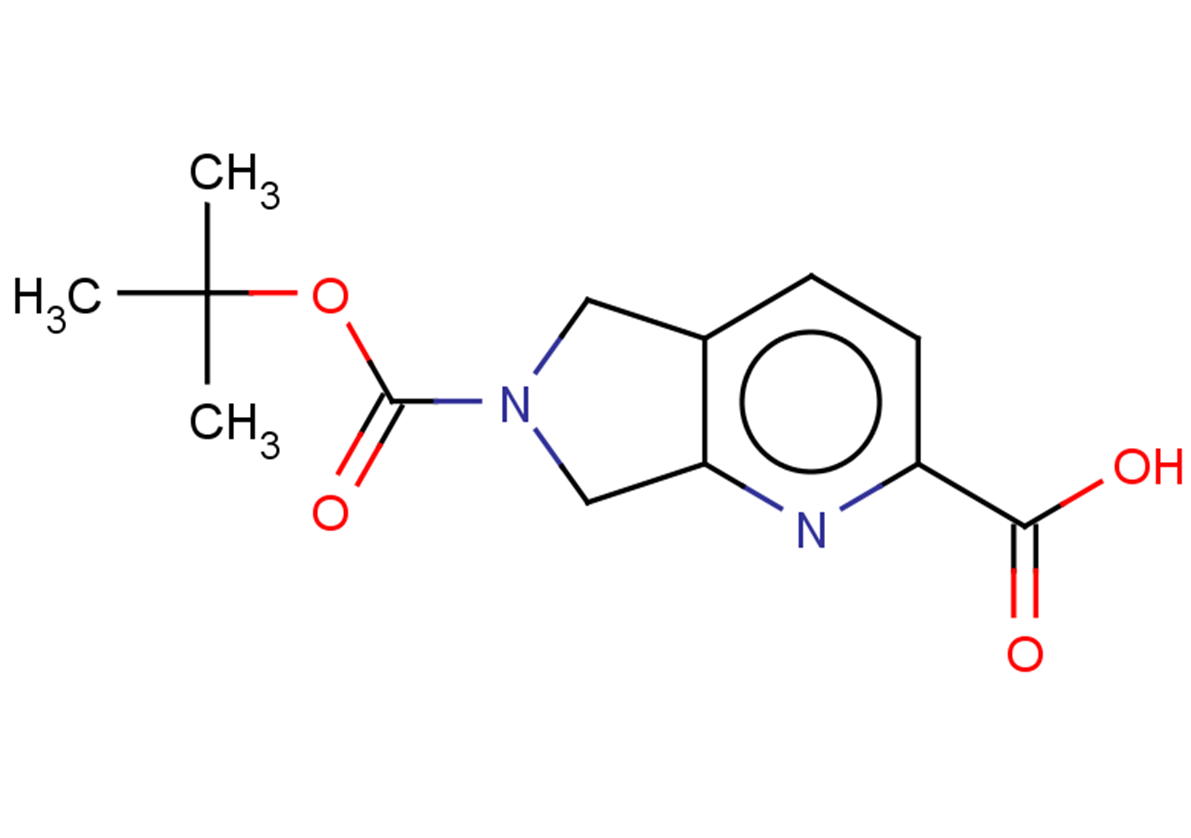 6-[(tert-butoxy)carbonyl]-5H,6H,7H-pyrrolo[3,4-b]pyridine-2-carboxylic acid