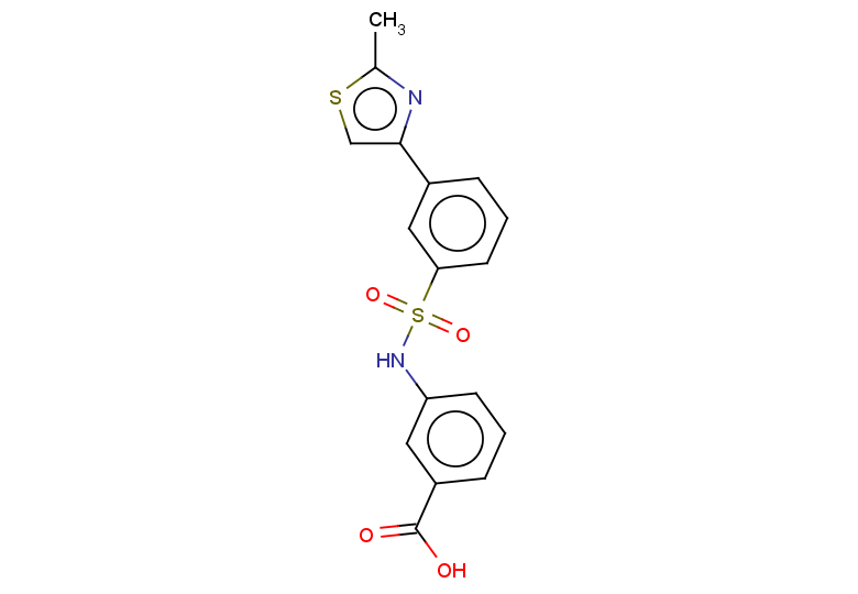 3-[3-(2-methyl-1,3-thiazol-4-yl)benzenesulfonamido]benzoic acid
