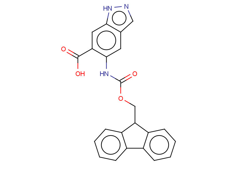 5-({[(9H-fluoren-9-yl)methoxy]carbonyl}amino)-1H-indazole-6-carboxylic acid