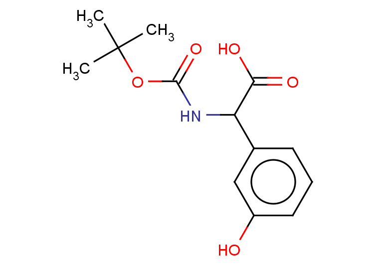 2-{[(tert-butoxy)carbonyl]amino}-2-(3-hydroxyphenyl)acetic acid