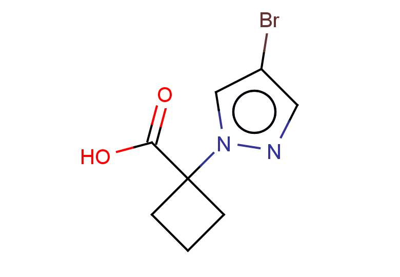 1-(4-bromo-1H-pyrazol-1-yl)cyclobutane-1-carboxylic acid