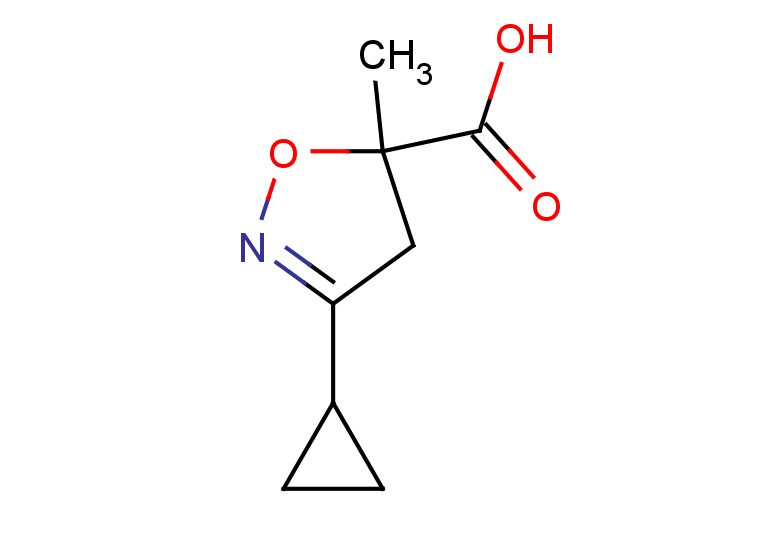 3-cyclopropyl-5-methyl-4,5-dihydro-1,2-oxazole-5-carboxylic acid