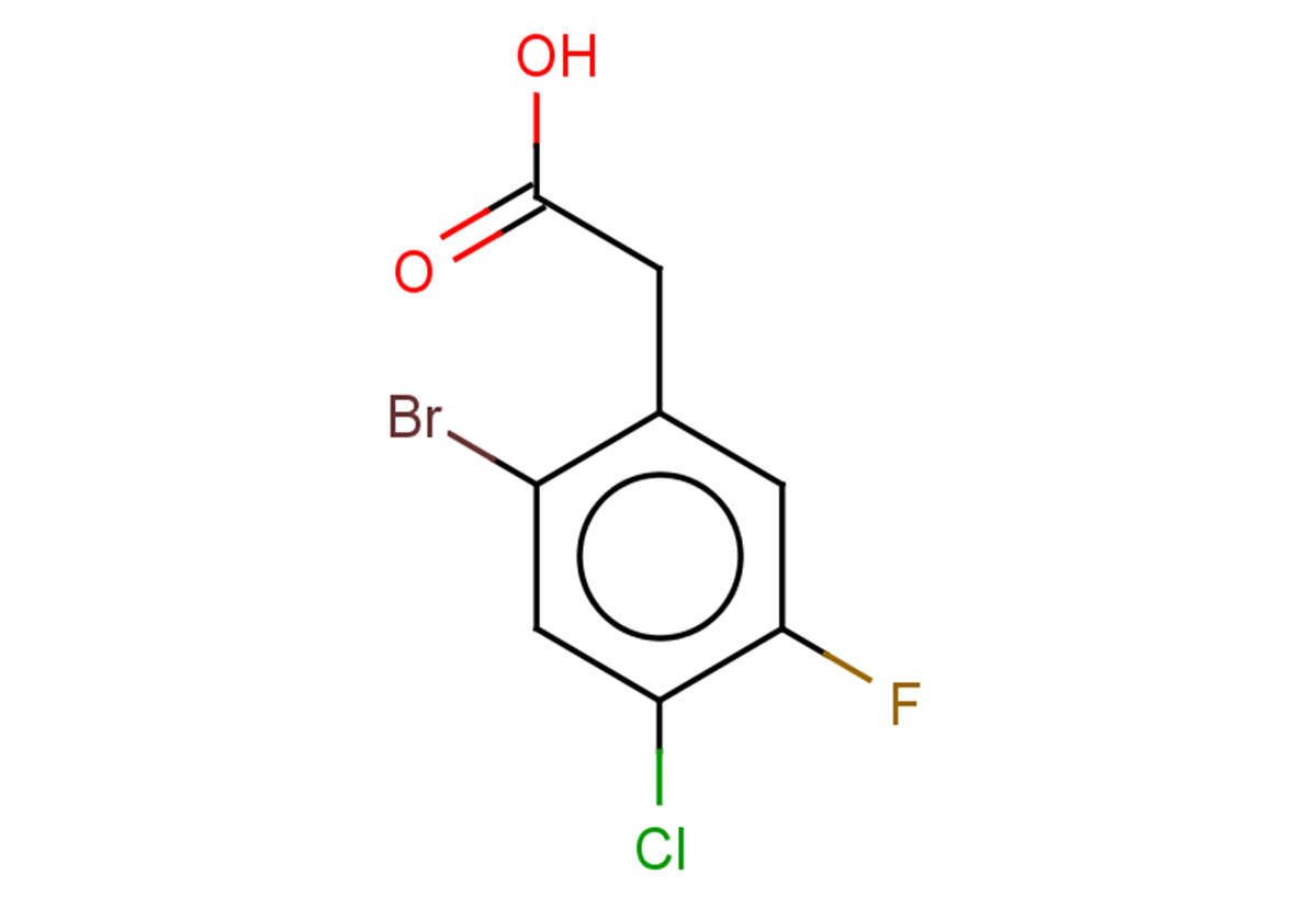 2-(2-bromo-4-chloro-5-fluorophenyl)acetic acid