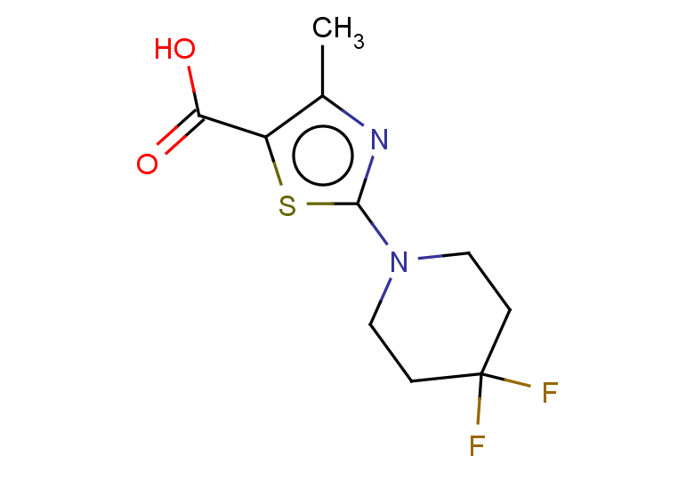 2-(4,4-difluoropiperidin-1-yl)-4-methyl-1,3-thiazole-5-carboxylic acid