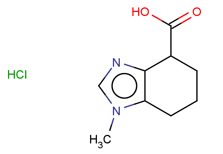 1-methyl-4,5,6,7-tetrahydro-1H-1,3-benzodiazole-4-carboxylic acid hydrochloride