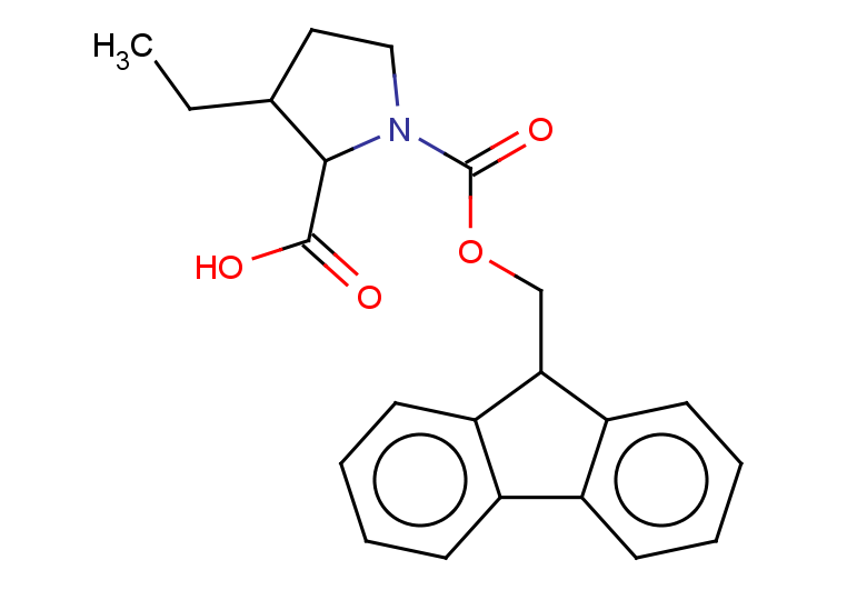3-ethyl-1-{[(9H-fluoren-9-yl)methoxy]carbonyl}pyrrolidine-2-carboxylic acid, Mixture of diastereomers