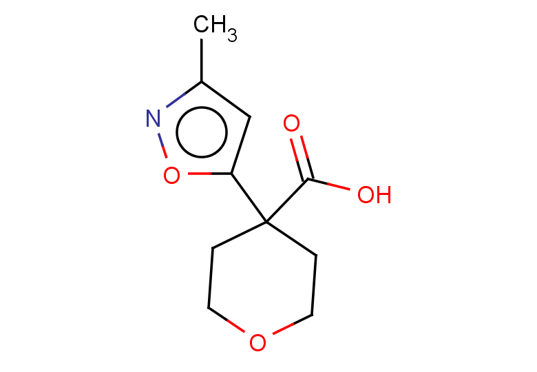 4-(3-methyl-1,2-oxazol-5-yl)oxane-4-carboxylic acid