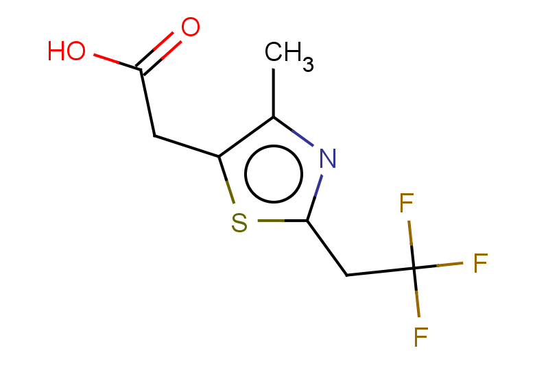 2-(4-methyl-2-(2,2,2-trifluoroethyl)thiazol-5-yl)acetic acid