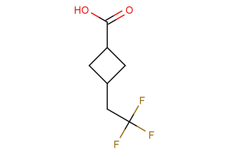 3-(2,2,2-trifluoroethyl)cyclobutane-1-carboxylic acid, Mixture of diastereomers