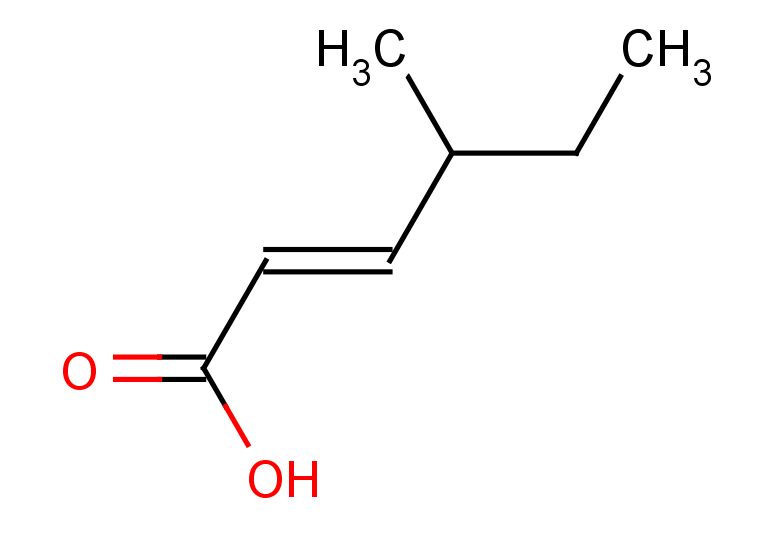 (2E)-4-methylhex-2-enoic acid