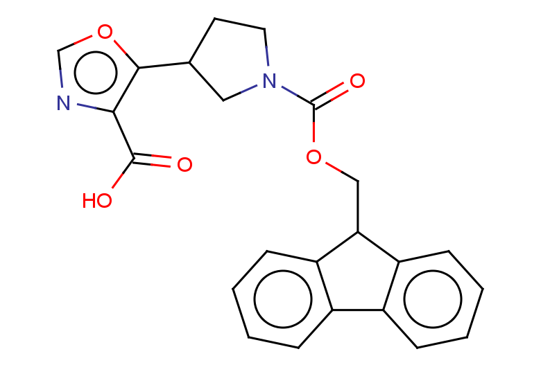 5-(1-{[(9H-fluoren-9-yl)methoxy]carbonyl}pyrrolidin-3-yl)-1,3-oxazole-4-carboxylic acid