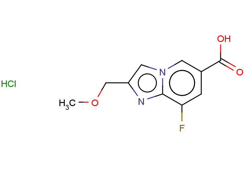 8-fluoro-2-(methoxymethyl)imidazo[1,2-a]pyridine-6-carboxylic acid hydrochloride