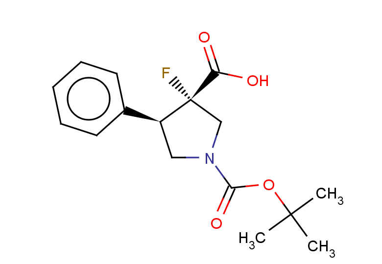 rac-(3R,4S)-1-[(tert-butoxy)carbonyl]-3-fluoro-4-phenylpyrrolidine-3-carboxylic acid