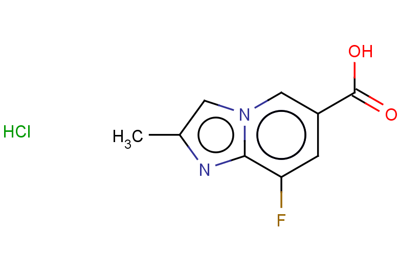 8-fluoro-2-methylimidazo[1,2-a]pyridine-6-carboxylic acid hydrochloride