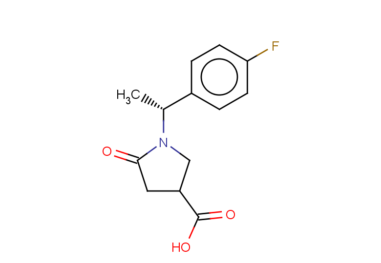 1-[(1R)-1-(4-fluorophenyl)ethyl]-5-oxopyrrolidine-3-carboxylic acid