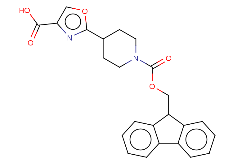 2-(1-{[(9H-fluoren-9-yl)methoxy]carbonyl}piperidin-4-yl)-1,3-oxazole-4-carboxylic acid