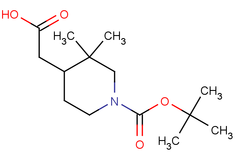 2-{1-[(tert-butoxy)carbonyl]-3,3-dimethylpiperidin-4-yl}acetic acid