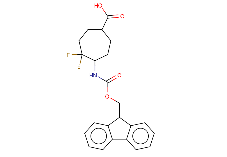 5-({[(9H-fluoren-9-yl)methoxy]carbonyl}amino)-4,4-difluorocycloheptane-1-carboxylic acid