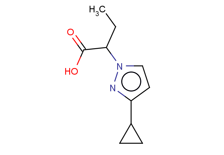 2-(3-cyclopropyl-1H-pyrazol-1-yl)butanoic acid