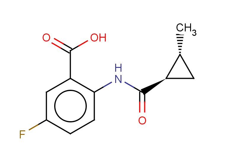 rac-5-fluoro-2-[(1R,2R)-2-methylcyclopropaneamido]benzoic acid