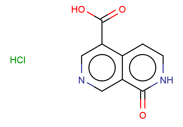 8-oxo-7,8-dihydro-2,7-naphthyridine-4-carboxylic acid hydrochloride