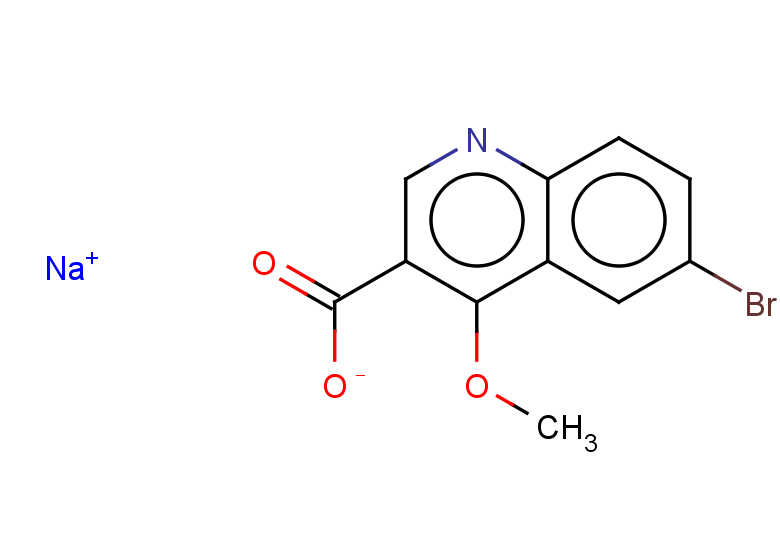sodium 6-bromo-4-methoxyquinoline-3-carboxylate