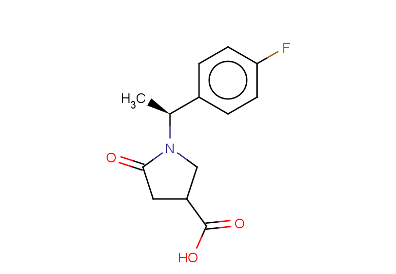 1-[(1S)-1-(4-fluorophenyl)ethyl]-5-oxopyrrolidine-3-carboxylic acid