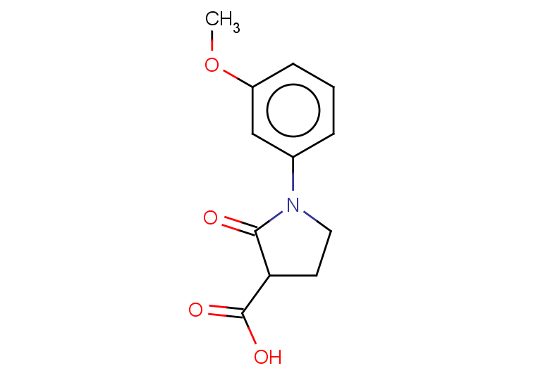 1-(3-methoxyphenyl)-2-oxopyrrolidine-3-carboxylic acid