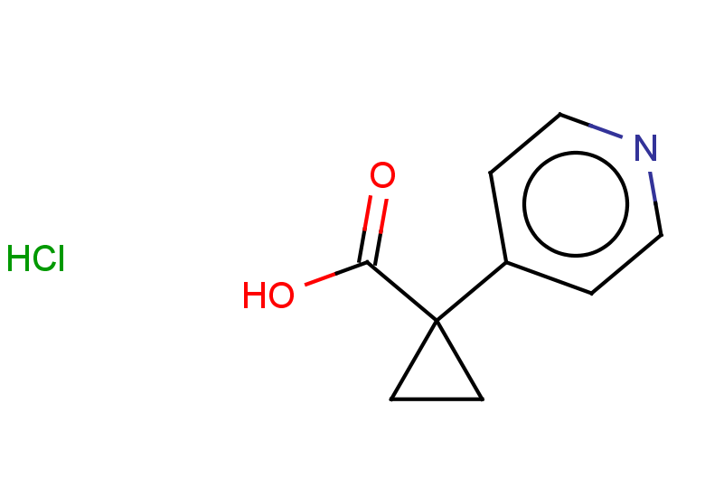 1-(pyridin-4-yl)cyclopropane-1-carboxylic acid hydrochloride