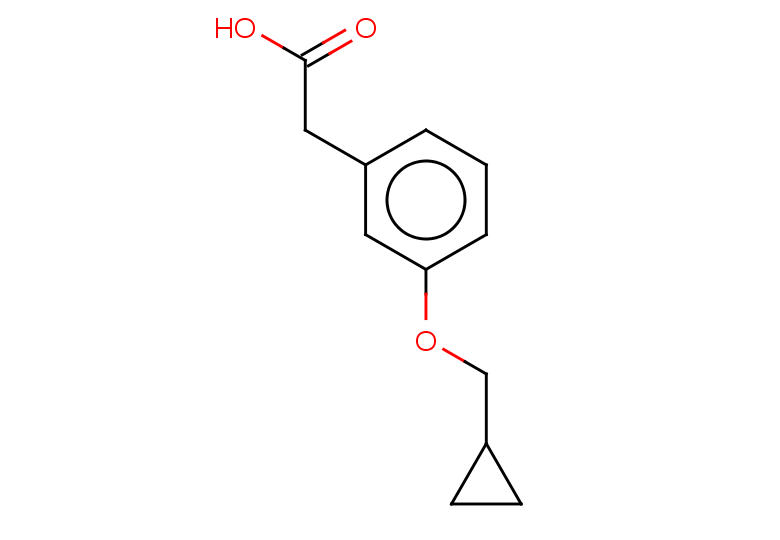 2-[3-(cyclopropylmethoxy)phenyl]acetic acid