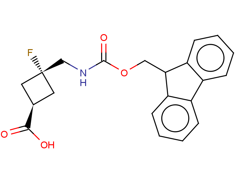 (1r,3r)-3-[({[(9H-fluoren-9-yl)methoxy]carbonyl}amino)methyl]-3-fluorocyclobutane-1-carboxylic acid