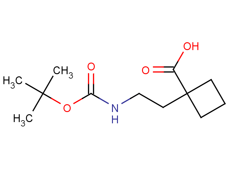 1-(2-{[(tert-butoxy)carbonyl]amino}ethyl)cyclobutane-1-carboxylic acid