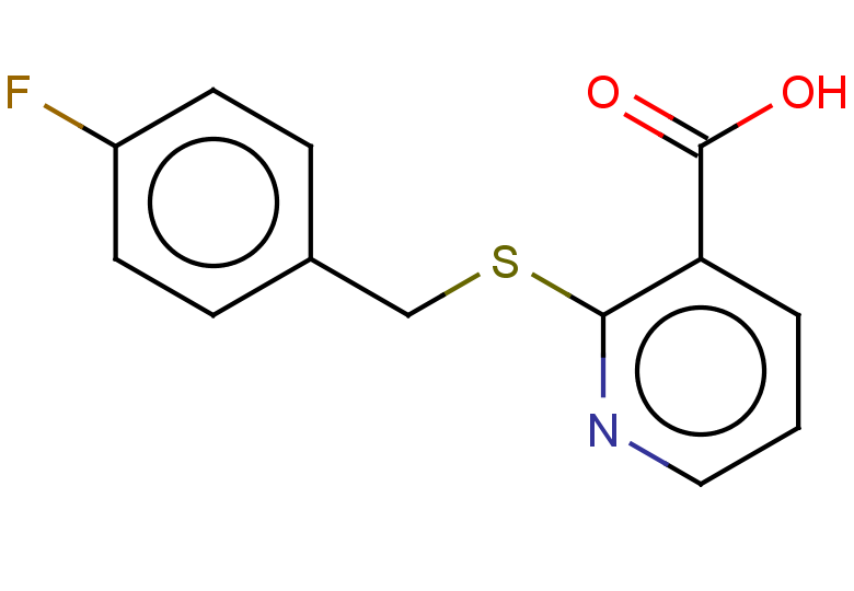 2-{[(4-fluorophenyl)methyl]sulfanyl}pyridine-3-carboxylic acid