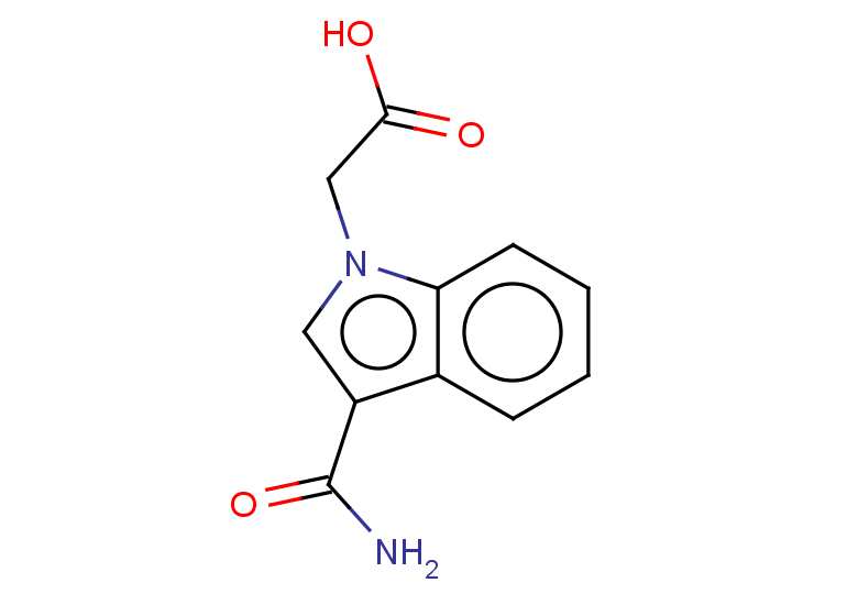 2-(3-carbamoyl-1H-indol-1-yl)acetic acid
