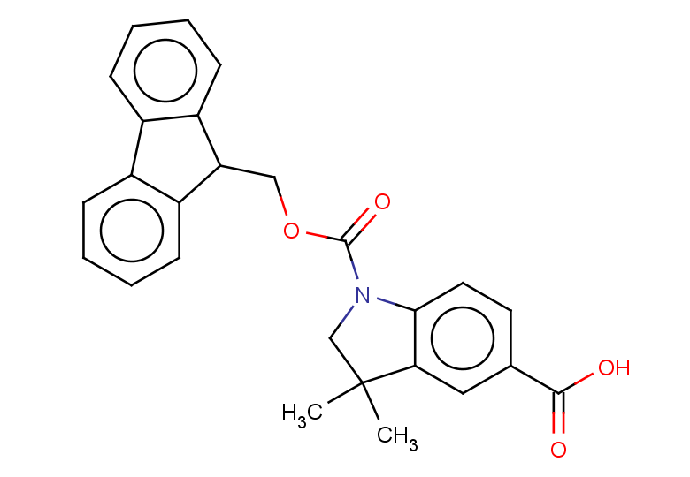 1-{[(9H-fluoren-9-yl)methoxy]carbonyl}-3,3-dimethyl-2,3-dihydro-1H-indole-5-carboxylic acid