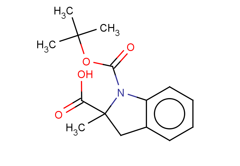 1-[(tert-butoxy)carbonyl]-2-methyl-2,3-dihydro-1H-indole-2-carboxylic acid