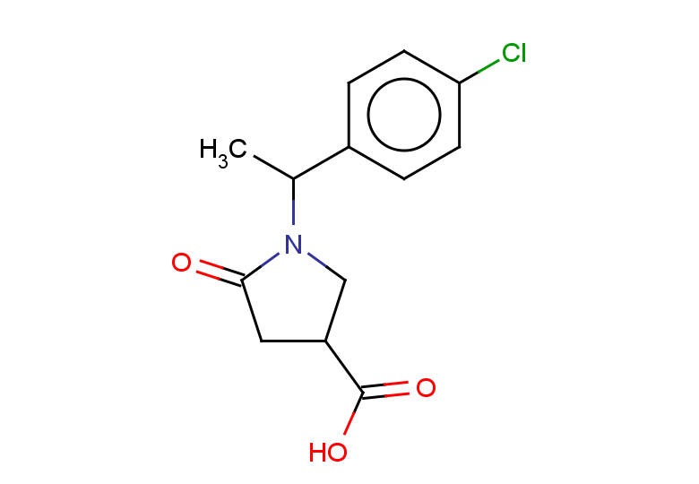 1-[1-(4-chlorophenyl)ethyl]-5-oxopyrrolidine-3-carboxylic acid