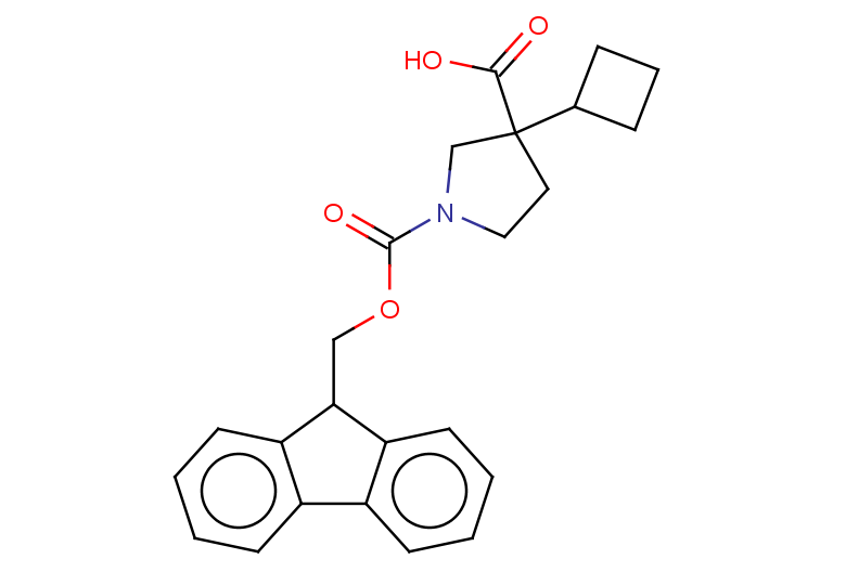 3-cyclobutyl-1-{[(9H-fluoren-9-yl)methoxy]carbonyl}pyrrolidine-3-carboxylic acid